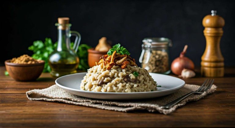 Risotto aux champignons au Monsieur Cuisine : recette facile et savoureuse