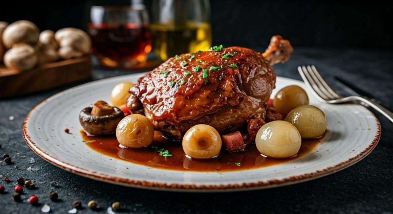 Recette authentique du coq au vin de grand-mère