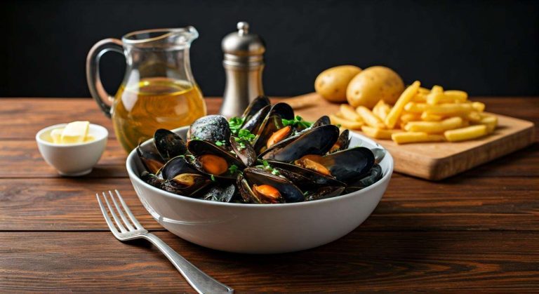 Recette de moules marinières et frites maison