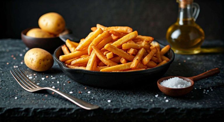 Frites à la poêle : recette savoureuse et facile