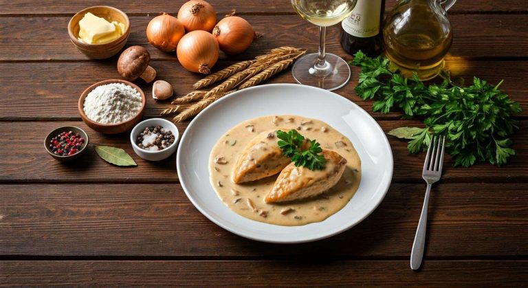 Poulet à la crème fraîche : recette gourmande