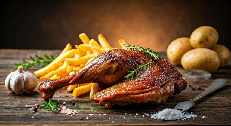 Cuisse de canette rôtie : comment réussir des pommes frites à la graisse d'oie ?