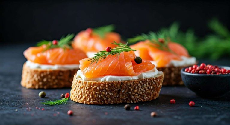 Bruschetta au saumon : une recette facile et savoureuse