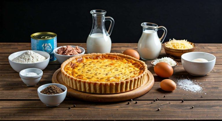 Quiche sans pâte thon et gruyère : recette facile et rapide