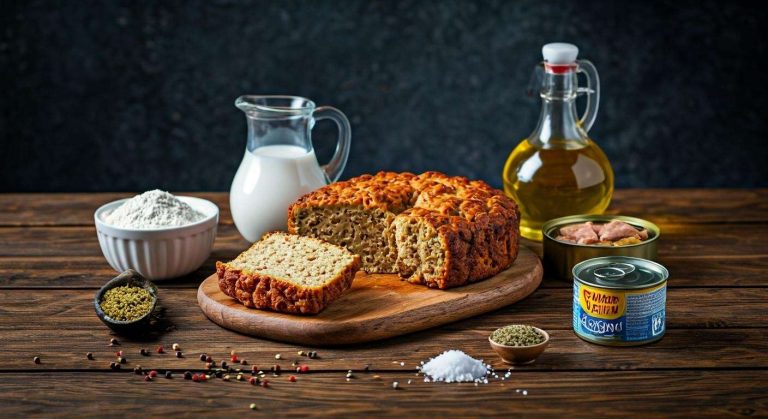 Cake au Thon Moelleux : recette Facile et Savoureuse