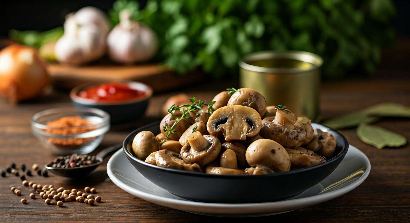 Champignons à la grecque : recette facile et savoureuse