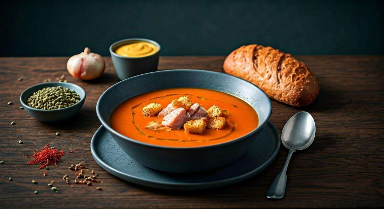 Soupe de poisson : recette avec croûtons et sauce rouille