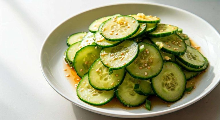 Salade de concombres à l'asiatique : recette rafraîchissante et facile