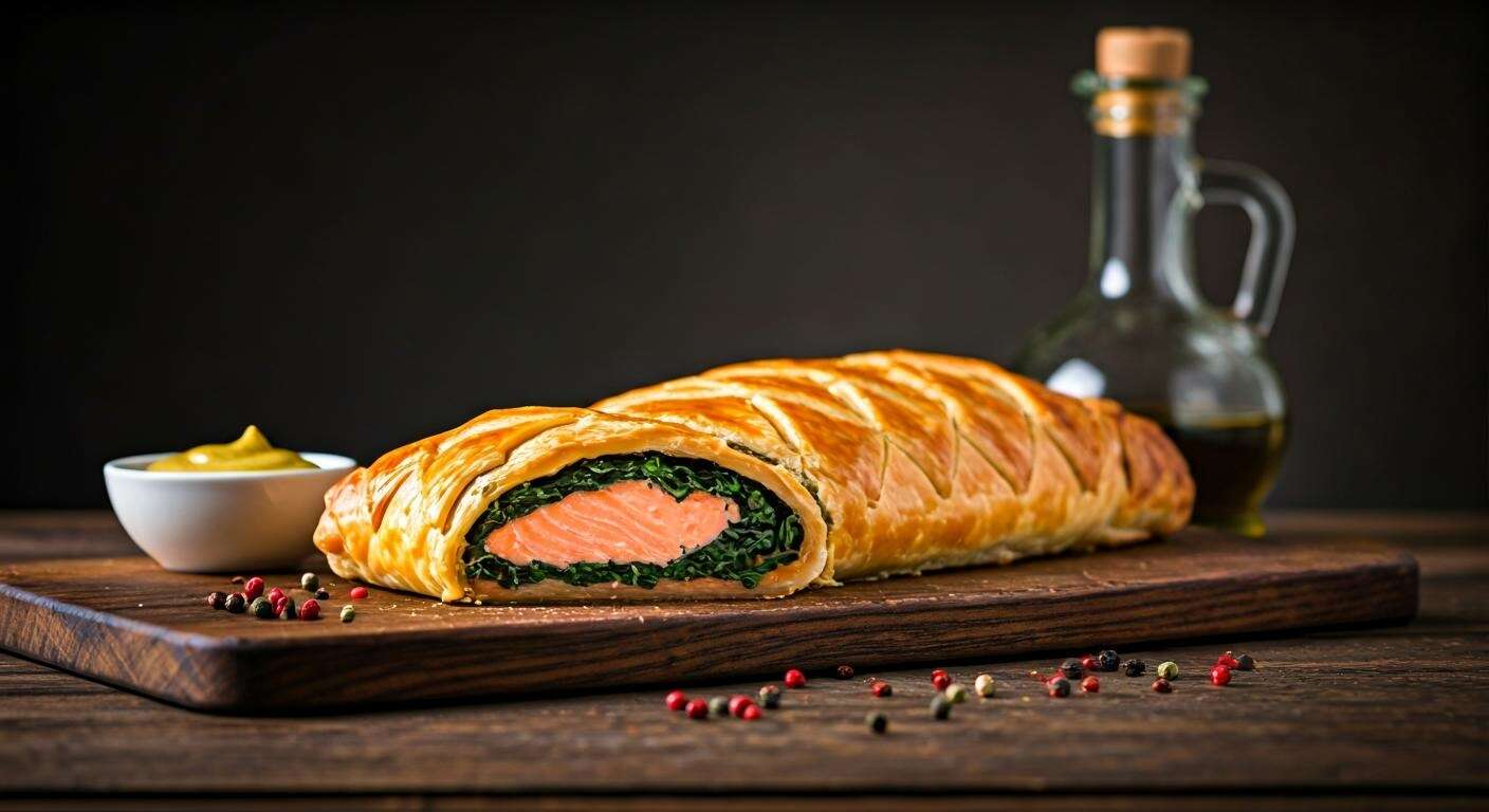 Saumon en croûte : recette facile et raffinée