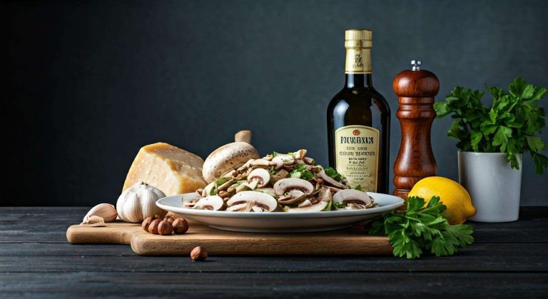 Salade de champignons de Paris crus : recette simple et savoureuse