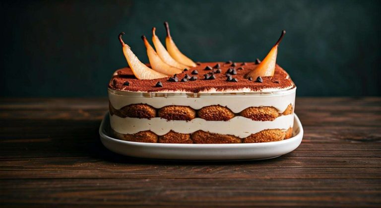 Tiramisu Chocolat Poires de Grand-Mère : recette Gourmande