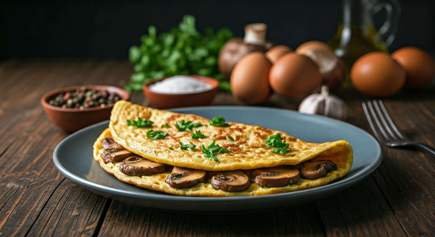 Recette d'Omelette aux Champignons : saveurs et Simplicité