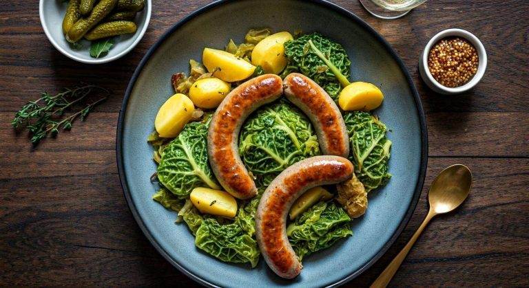 Recette de saucisses au chou vert : savoureuse et facile à réaliser