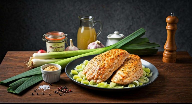 Recette de filets de poulet aux poireaux