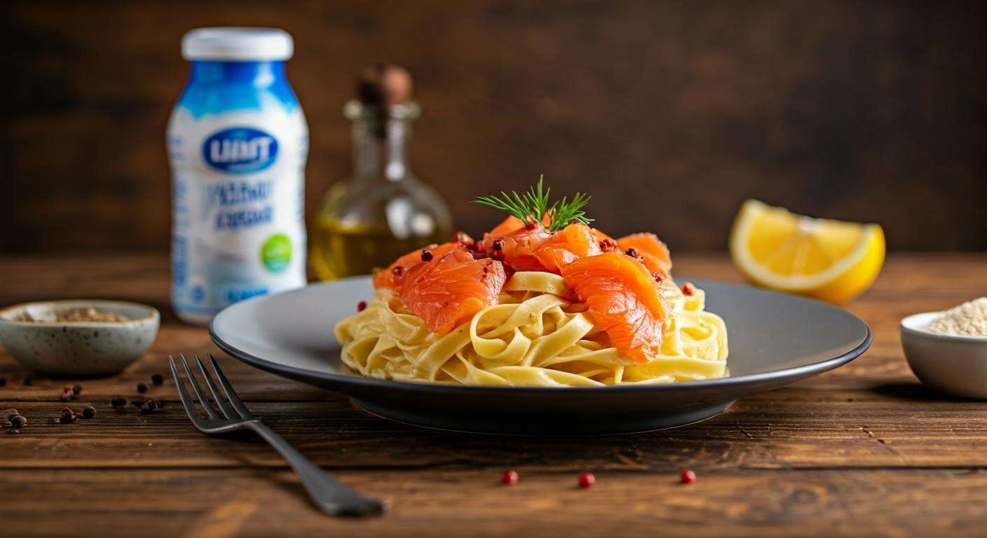 Pâtes au saumon : recette facile et savoureuse