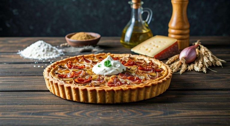 Recette authentique de la tarte flambée alsacienne