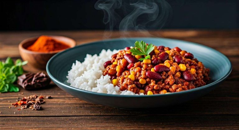 Recette de chili con carne et riz maison