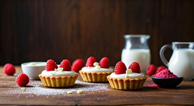 Tartelettes aux framboises et crème de mascarpone