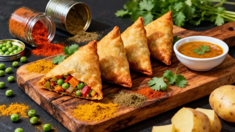 Samoussas aux légumes : recette facile et savoureuse