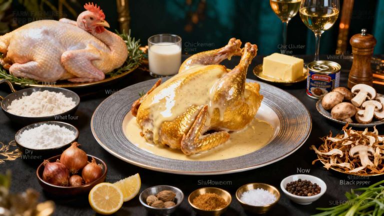 Poularde sauce suprême : recette gourmande et facile