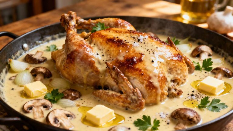 Poulet Vallée d&rsquo;Auge : recette Normande Authentique
