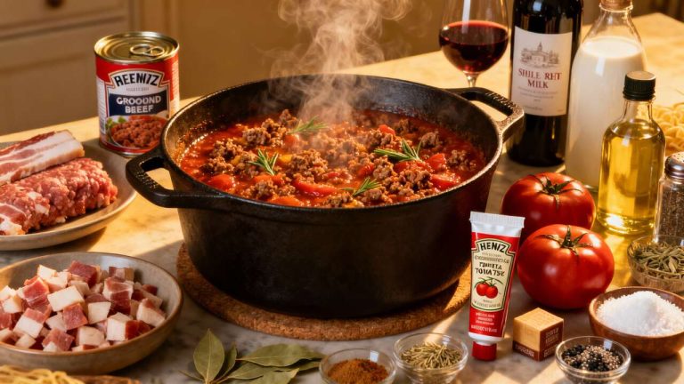 Recette authentique de sauce bolognaise de grand-mère