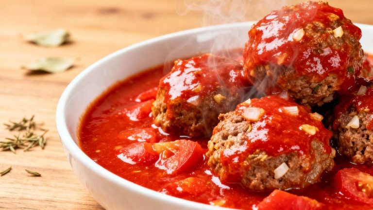 Boulettes de Bœuf à la Sauce Tomate au Cookeo