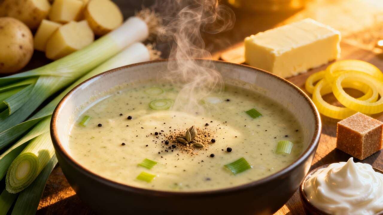 Soupe aux poireaux facile et savoureuse