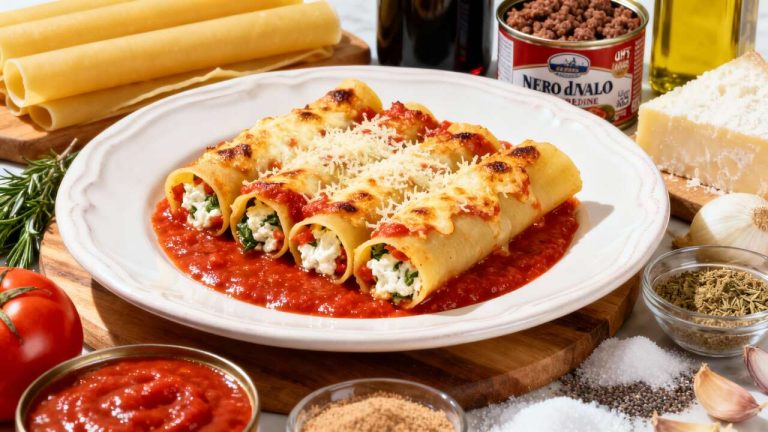 Cannelloni à la Sicilienne : recette Authentique et Savoureuse