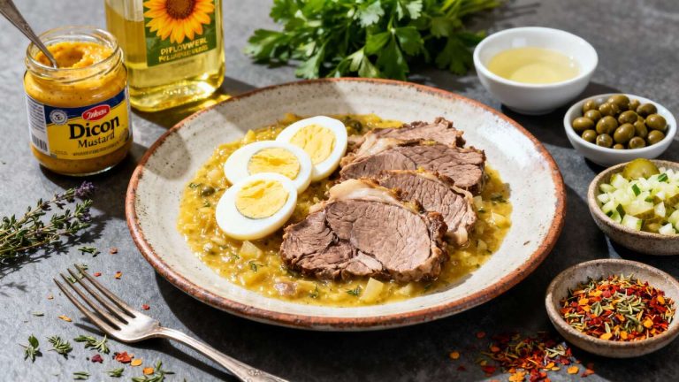 Recette Tête de Veau à la Sauce Gribiche : tradition Savoureuse