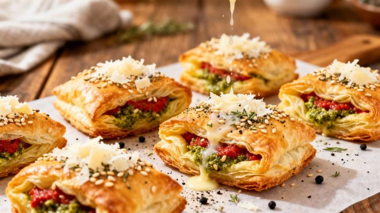 Feuilleté apéro à préparer la veille : recette facile et rapide
