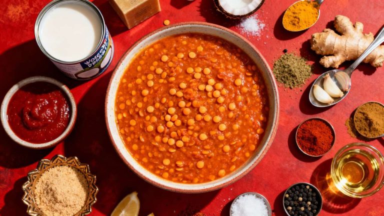 Dahl de lentilles corail : recette savoureuse et facile