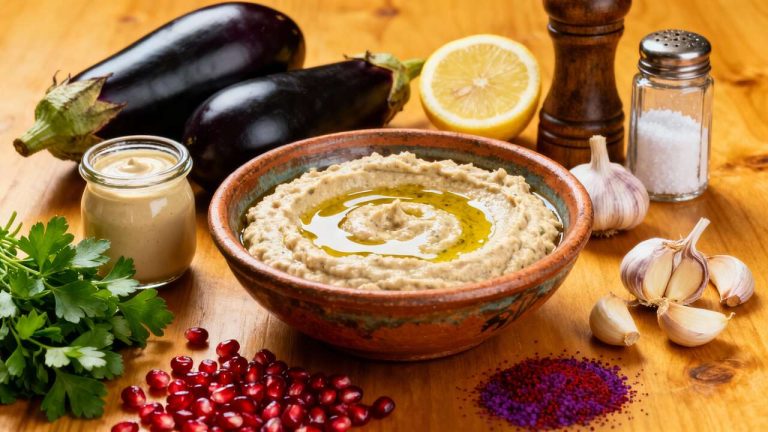 Recette de caviar d&rsquo;aubergines libanais maison