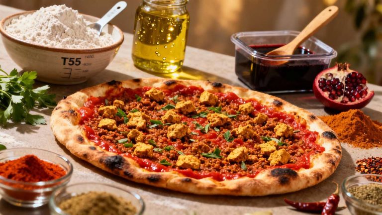 Recette de Lahmacun traditionnel : pizza turque savoureuse