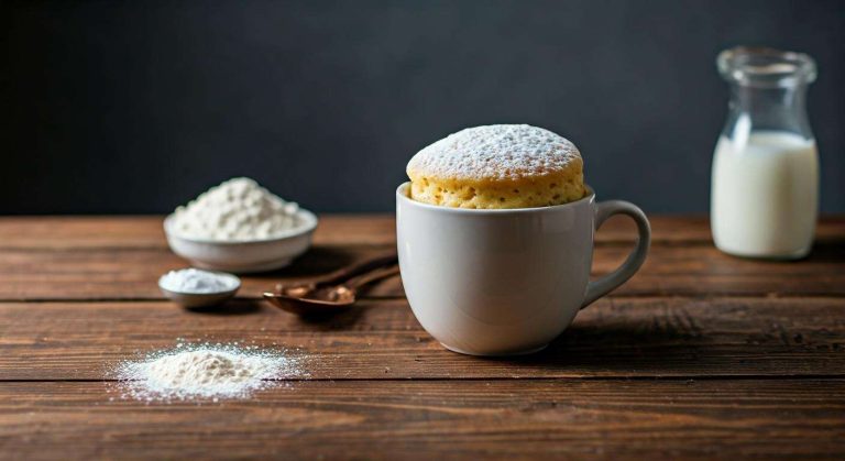 Mug cake à la vanille facile et rapide