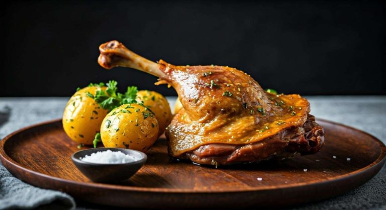 Cuisse de canard confite au four : recette savoureuse et facile