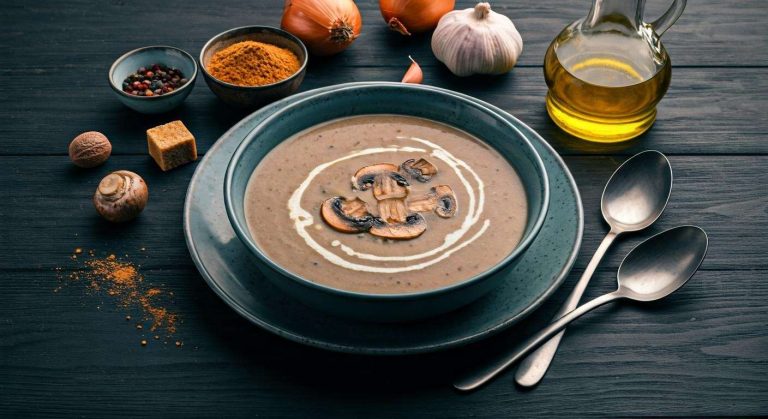 Velouté de champignons de Paris : recette simple et savoureuse