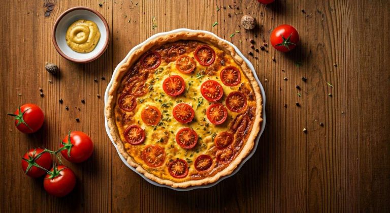 Quiche à la tomate : recette simple et délicieuse
