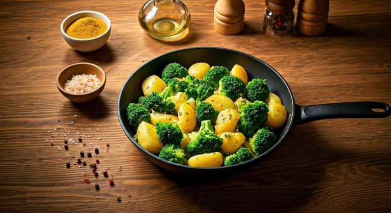 Poêlée de brocoli et pommes de terre : recette facile et savoureuse