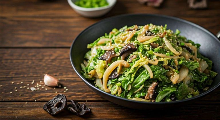 Chou chinois au wok : recette facile et savoureuse