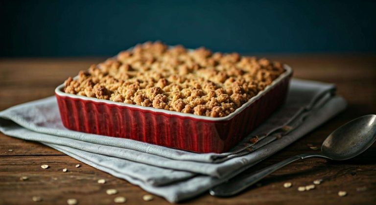 Crumble aux pommes express : recette facile et rapide