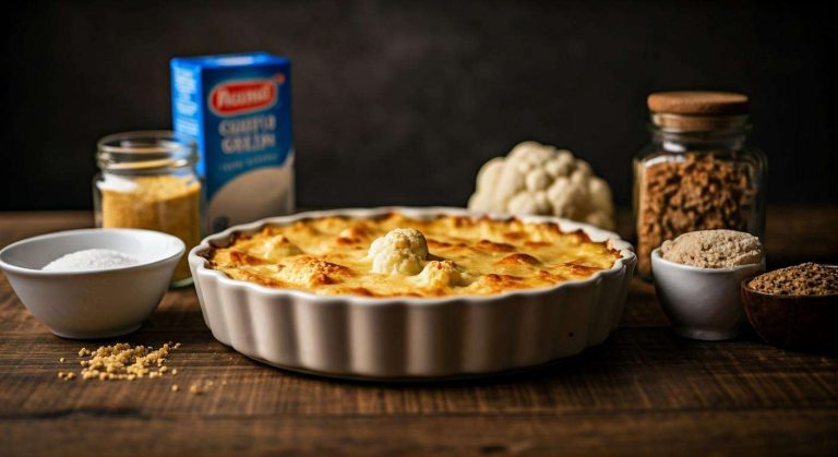 Gratin de Chou-Fleur Allégé : recette Rapide et Économique