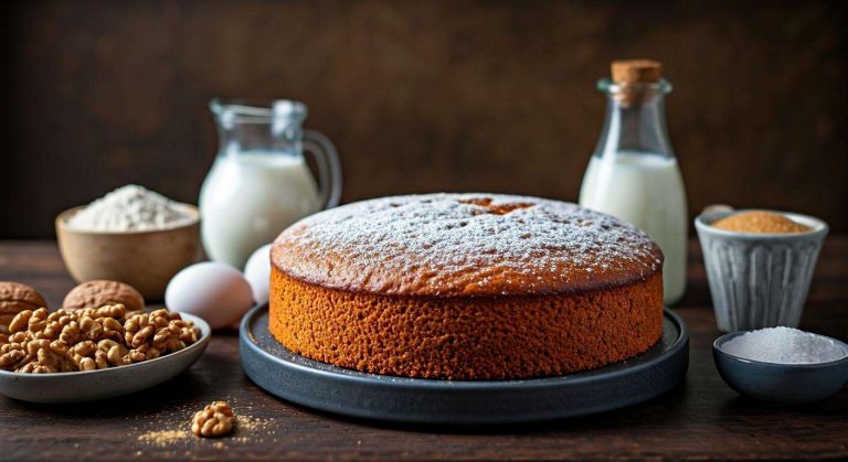 Gâteau aux noix léger : recette facile et savoureuse