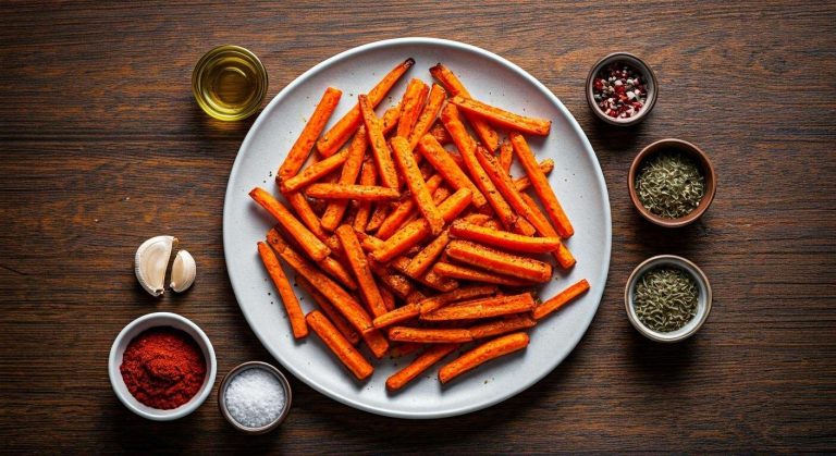 Frites de carottes au four : recette saine et croustillante