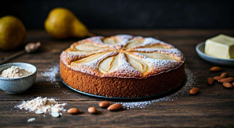 Gâteau Poire Amande : recette Gourmande et Facile