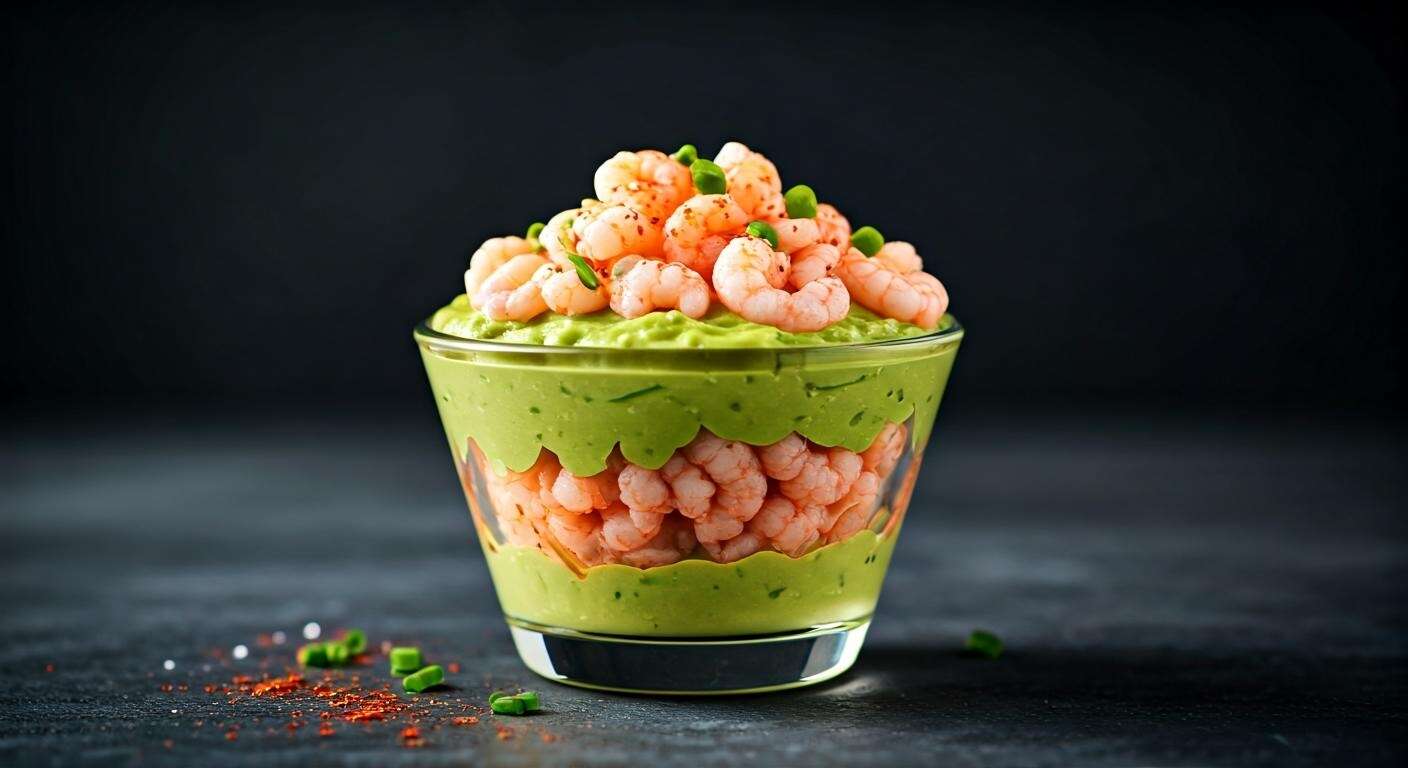 Recette Verrines de Crevettes : délicieuse et Facile à Préparer