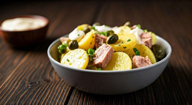 Salade de pommes de terre au thon : recette facile et savoureuse