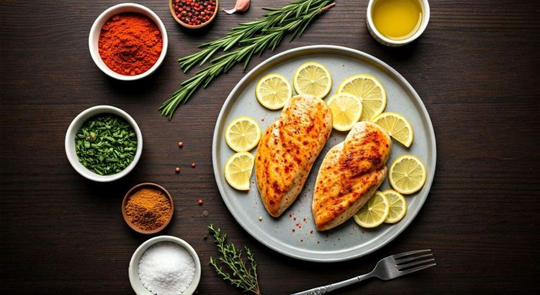 Poulet mariné au paprika et citron : recette savoureuse
