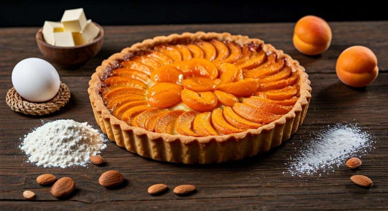 Délicieuse tarte normande aux abricots : recette facile
