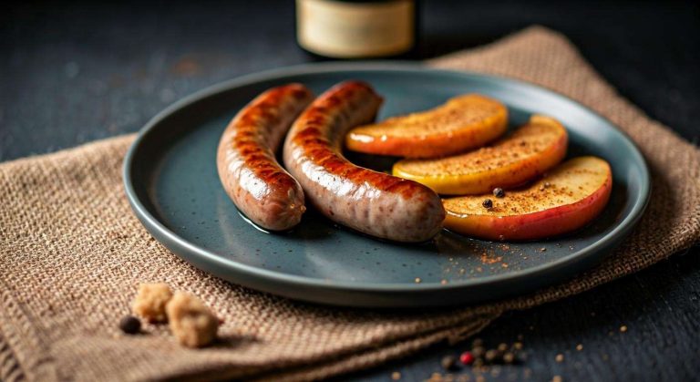 Boudin blanc aux pommes caramélisées : recette gourmande et facile